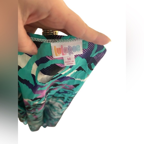 Vibrant Multicolor Sleeveless duster extra long vest by LulaRoe - Picture 5 of 6